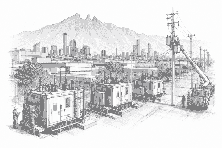 Illustration for: CFE Reports 79% Progress on Monterrey Grid Upgrades