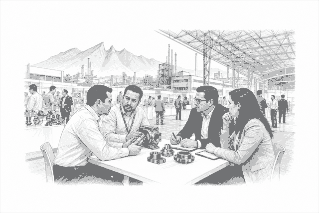 Illustration for: Expo Pyme Targets $14.5B in Nuevo León Supplier Activity