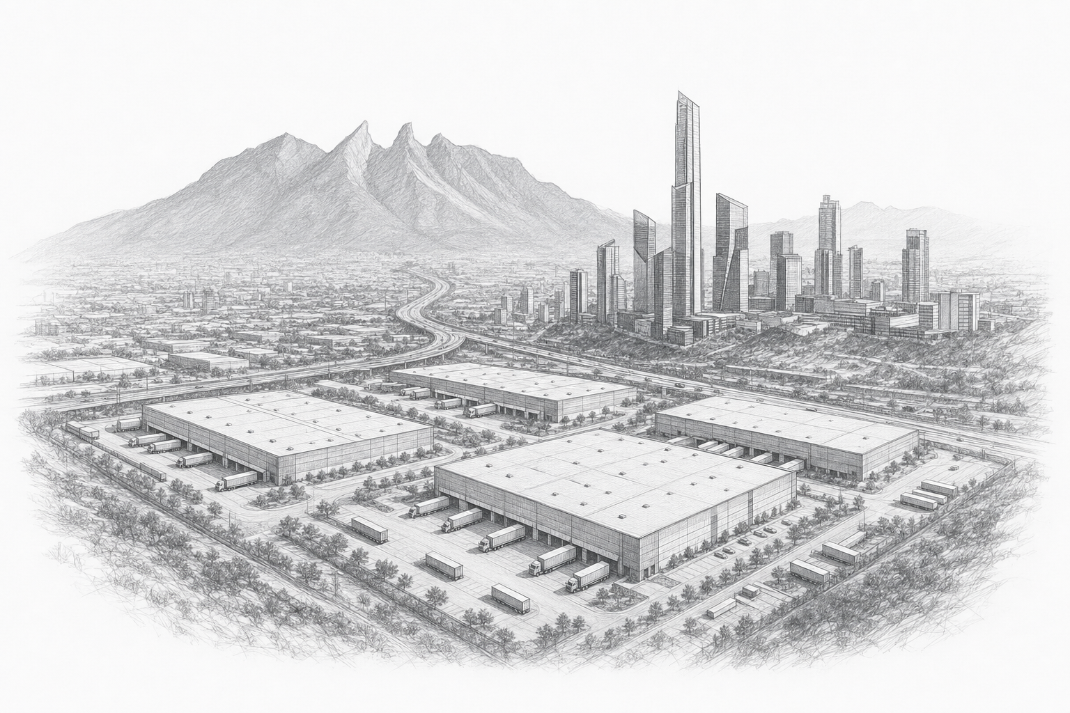 Illustration for: Nuevo León led Mexico in H1 investment announcements — US$5.58 billion, one in eight dollars