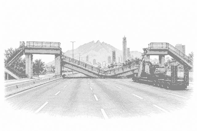 Illustration for: Mota-Engil Will Cover Damages After Monterrey Bridge Collapse