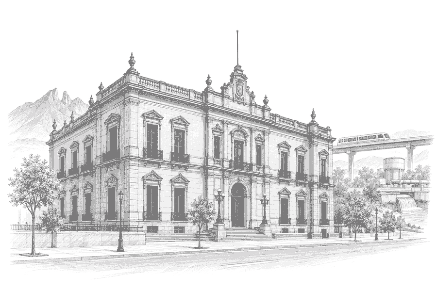 Illustration for: Nuevo León Drafts MX$12,397 Million in 2027 Borrowing