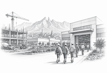 Illustration for: Nuevo León Adds 51,753 Formal Jobs Through August