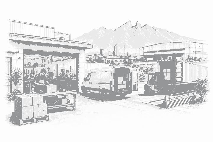 Illustration for: UPS Opens an Export Lane for Nuevo León’s Small Businesses